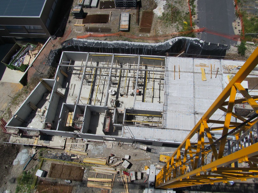 Chantier de l'immeuble du Vialenc